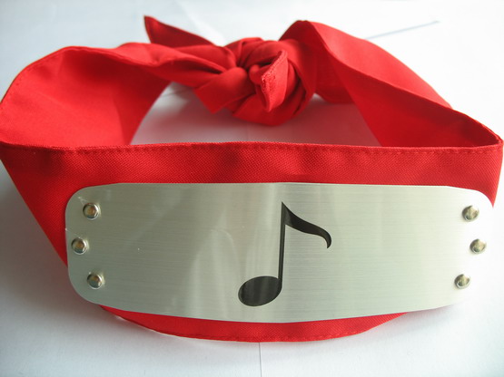 Naruto Sound Red Headband