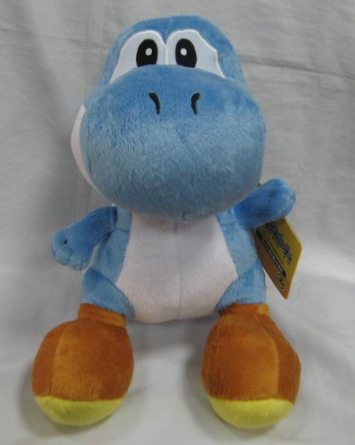 blue plush yoshi