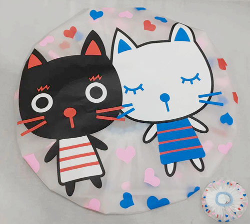 cat shower cap