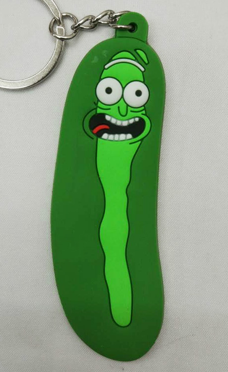 rick and morty keychain plush