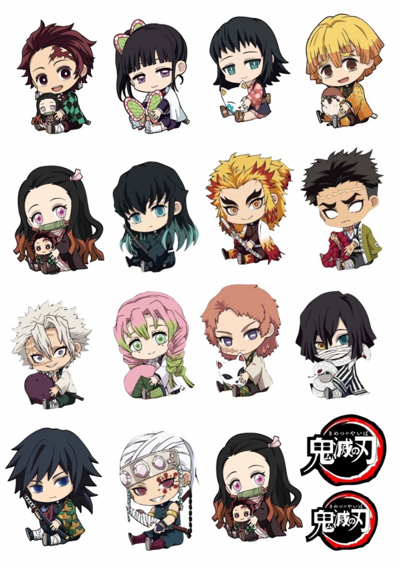 Demon Slayer Stickers Printable Printable World Holiday