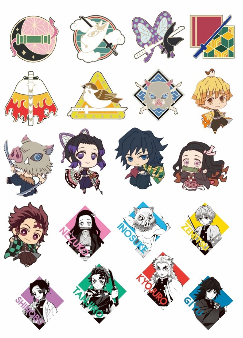 Demon Slayer Stickers Printable Customize And Print