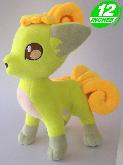 PN Shiny Vulpix Plush Doll - PNPL6156