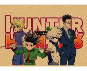 Hunter x Hunter Posters Retro Kraft Papers - HXPT0001