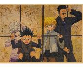 Hunter x Hunter Posters Retro Kraft Papers - HXPT0005