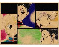 Hunter x Hunter Posters Retro Kraft Papers - HXPT0008