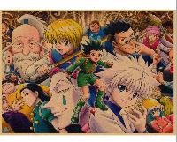 Hunter x Hunter Posters Retro Kraft Papers - HXPT0010