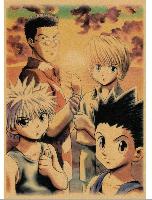 Hunter x Hunter Posters Retro Kraft Papers - HXPT0019