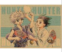 Hunter x Hunter Posters Retro Kraft Papers - HXPT0024