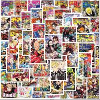 Cartoon Anime Posters Combination PVC Stickers - ANST8025