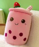 Simulation Fruit Milk Tea Cup Plush Dolls Toy - ANPL4021