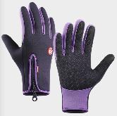Autumn Winter Fleece Lined Warm Sports Gloves - ANGL6005