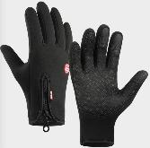 Autumn Winter Fleece Lined Warm Sports Gloves - ANGL6008