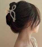 Korean High Ponytail Butterfly Knot Hair Clips - ANHC8006