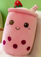 Simulation Fruit Milk Tea Cup Plush Skins Bigger - MTPL7000