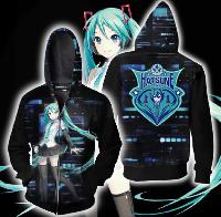 Miku Hatsune Hoodies Cosplay Coat Costume - MHCS9202