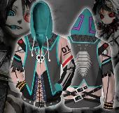 Miku Hatsune Hoodies Cosplay Coat Costume - MHCS9205