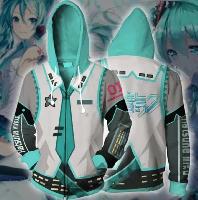 Miku Hatsune Hoodies Cosplay Coat Costume - MHCS9206