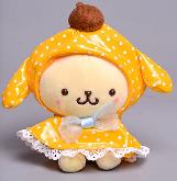 Raincoat Anime Plush Doll Keychain - DGPK0850