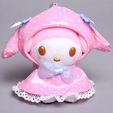 Raincoat Anime Plush Doll Keychain - MMPK0852