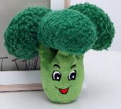 Squeaky Broccoli Plush Pet Toy for Dog - DTPL0806