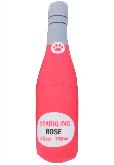 Dog Squeaky Toy Chewing Champagne Bottle Plush  - DTPL0909