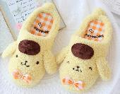 Cartoon Shoes Plush Fluffy Couple Slippers - DGSH0601