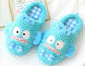 Cartoon Shoes Plush Fluffy Couple Slippers - FISH0601
