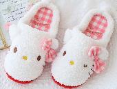Cartoon Shoes Plush Fluffy Couple Slippers - HKSH0601