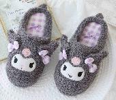 Cartoon Shoes Plush Fluffy Couple Slippers - KUSH0601