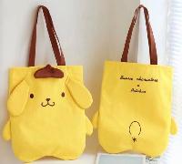 Cartoon Canvas Shoulder Bag Shopping Tote - DGBG0704