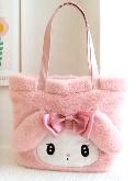 Cartoon Plush Tote Bag Shoulder Bag - MMTO0871